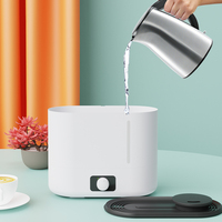 Diffuseur d'aromathérapie intelligent à ultrasons à brume froide, contrôle de l'humidité par bouton, capacité 3L, fonctionnement silencieux <36dB pour