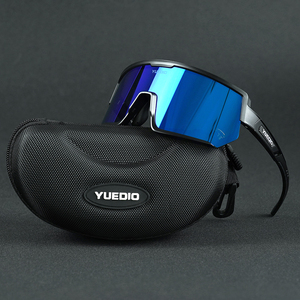 YUEDIO高品質TR90サイクリングサングラスZ87.1スポーツグラス（3種類のレンズ、度付きレンズ挿入可能） - Product Image 1