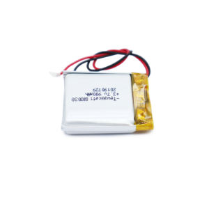 Venta al por mayor 803030 de polímero de litio 900mAh Cell <span class=keywords><strong>3</strong></span>,7 v Lipo batería - Product Image 3