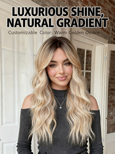 วิกผมแท้<span class=keywords><strong>บ</strong></span>ราซิลแ<span class=keywords><strong>บ</strong></span><span class=keywords><strong>บ</strong></span> HD Lace สำหรับผู้หญิง สีน้ำตาลไล่เฉด แบ<span class=keywords><strong>บ</strong></span><span class=keywords><strong>สั้น</strong></span>หยิกเป็นลอนใหญ่  แบ<span class=keywords><strong>บ</strong></span>เต็มศีรษะ - Product Image 6