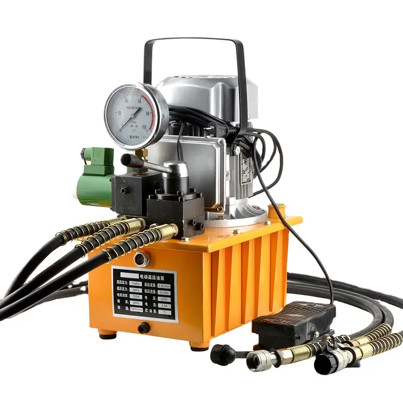Vente directe d'usine pompe hydraulique haute pression 700 bar pompe à huile hydraulique électrique de haute qualité à trois voies