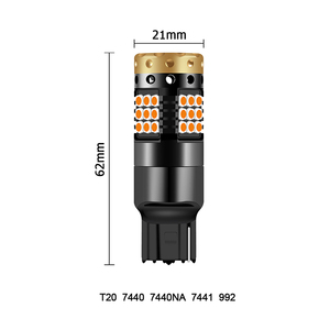 Ampoule LED <span class=keywords><strong>Auto</strong></span> Sans <span class=keywords><strong>Flash</strong></span> 12V 18W 45SMD 1156 7443 7440 3157 3156 Canbus Clignotant LED de Voiture Faisceau à 360 Degrés CE - Product Image 4