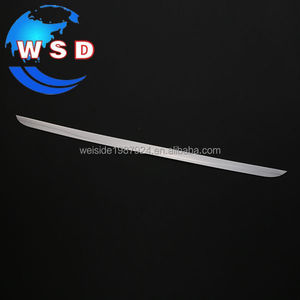 Thép không gỉ phía sau hành lý cửa trang trí cho vitz 2018 thân cây nắp khuôn đuôi cổng cửa trim xe bên ngoài phụ kiện - Product Image 1