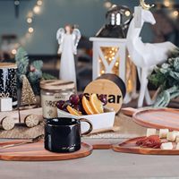 Best verkochte ecovriendelijke bamboe houten bladvormige fruit- en kaasplank met aanpasbare opties voor modern gebruik