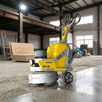 Machine à meuler et à polir les sols en béton, meuleuse automatique à moteur pour la préparation des surfaces en béton