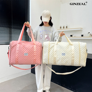 Ginzeal Big Luggage Travel <strong>Bags</strong> Luxury <strong>Suit</strong> Case Travelling <strong>Bags</strong> Custom Logo Multifunctional Quilted Cotton Gym Sport Duffel <strong>Bag</strong> - Product Image 2
