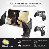 Gants tactiques en cuir Zune Lotoo Anti-impact Randonnée en plein air Escalade Équitation Sports Gants de moto pour hommes