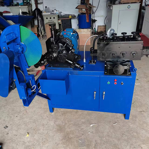 Tubo a spirale personalizzato in acciaio al carbonio che forma macchina con motore per tubo in metallo condotto ondulato che fa uso ponte 380V 7.5kw - Product Image 5