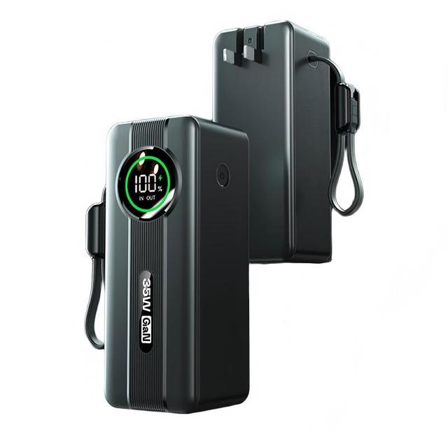 35W PD Fast Charge Wireless Power Bank 20000mAh AC Output Large Capacity Portable Multi-Device Charging 20W
