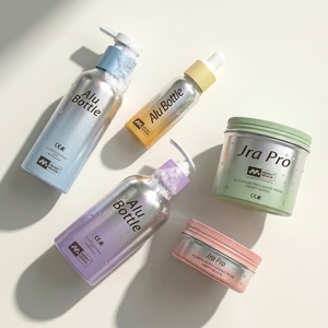 Eco-friendly 250ml Aluminum Shampoo Bottle with Lotion Pump Refillable Metal Cosmetic Packaging Empty Hair Care <b>Container</b> - Product Image 1
