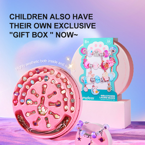ลูกปัดร้อยเชือก Mideer Girls Power - กล่องของขวัญสวนแสนสนุก ชุดตกแต่ง DIY วัสดุลูกปัดสีทองแบบมอนเตสซอรี่ - Product Image 5