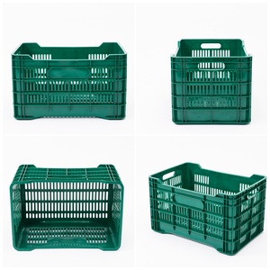 Havalandırmalı Depolama Turuncu Sepet Endüstriyel ve Ev Tipi Saklama Kutusu Lojistik Hasat Fileli Taşıma Kasaları - Product Image 6