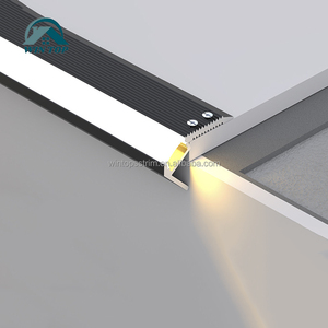 Bandes antidérapantes pour <span class=keywords><strong>escalier</strong></span> Win Top Black Lighting, pour cinéma, hôtel, en alliage d'aluminium, bande antidérapante <span class=keywords><strong>LED</strong></span>, bande <span class=keywords><strong>de</strong></span> <span class=keywords><strong>marche</strong></span> pour <span class=keywords><strong>escalier</strong></span> - Product Image 1