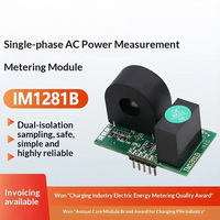 Módulo de Medición de Energía CA Monofásico IM1281B, Modbus-RTU DL/T645, Monitor de Voltaje, Corriente y Potencia para Cargador de Vehículos Eléctricos