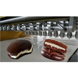 Layer Cake making equipment /Sandwich baking machinery/Chocolate pie production line Available to Service Machinery Overseas