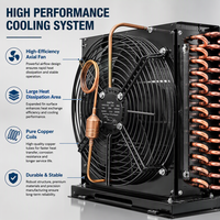 Refroidisseur d'eau haute performance 3HP avec évaporateur en titane pur - Refroidissement industriel économe en énergie pour aquariums et hydroponie