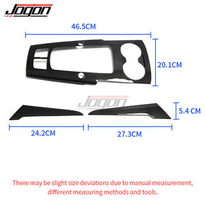 Garniture intérieure de panneau de changement de vitesse en fibre de carbone pour <span class=keywords><strong>Audi</strong></span> <span class=keywords><strong>A3</strong></span> 8V S3 RS3 2014-2017 2018 <span class=keywords><strong>2019</strong></span> - Product Image 2