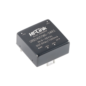 โมดูลจ่ายไฟแบบแยกส่วน Hi-Link Stock DC-DC ปรับแรงดันได้ 24V เป็น 5V 5W ประสิทธิภาพ 90% รุ่น URB2405YMD-5WR3 - Product Image 1