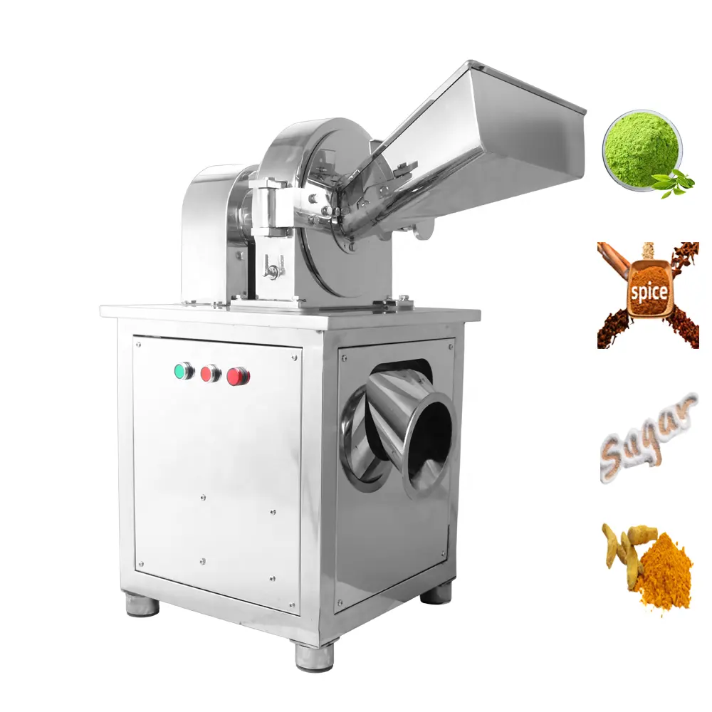 DZJX измельчитель для пищевых порошков, автоматическая шлифовальная и ситовая линия для шлифования листьев, молотковая мельница