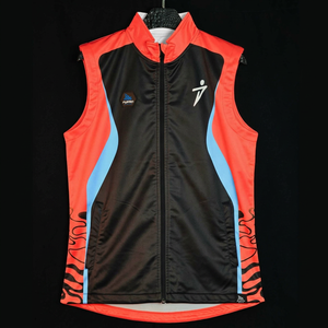 Chaleco Deportivo Personalizado PUFFIN SPORTS, Sin Mangas, con Franjas, Secado Rápido, Transpirable, Impresión por Transferencia de Calor, con Cierre - Product Image 5