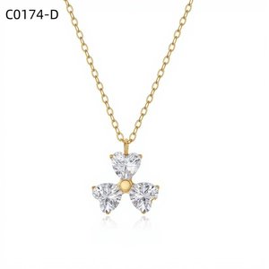 Collier à la mode avec zircone C0174 pour femmes, bijoux de haute qualité - Product Image 2