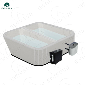 Winsun Design moderno due-in-uno vasca da bagno gonfiabile calda <span class=keywords><strong>e</strong></span> fredda per il recupero del bagno di ghiaccio <span class=keywords><strong>e</strong></span> <span class=keywords><strong>relax</strong></span> <span class=keywords><strong>Spa</strong></span> - Product Image 1