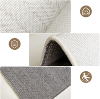 Tapis de maison moderne simple antidérapant, style crème, puzzle, résistant à la saleté, pour canapé, table basse, chambre à coucher, sol, couverture de chevet