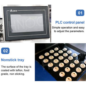 Il biscotto della pasta della pressa automatica a tre colori di piccola dimensione elettrica della forma del biscotto del soffio fa la macchina - Product Image 3