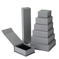 Großhandel Maßgefertigte Mehrfarbige Magnetische Starre Geschenkbox für Schmuck Halskette Ring Ohrringe Armband Luxus-Verpackungsboxen