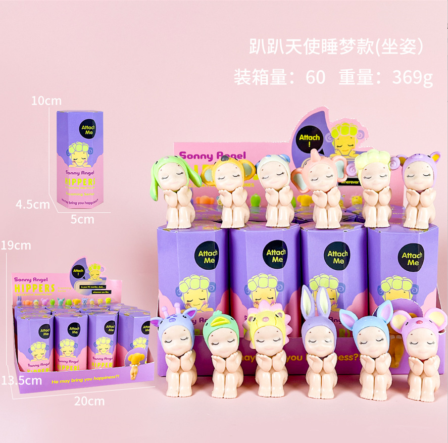 Angelo squat addormentato in scatola