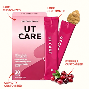 Purée crémeuse probiotique OEM pour chats, à presser, pour soutenir la santé digestive avec prébiotiques et enzymes digestives - Product Image 2