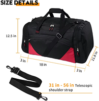 Nouveau Sac de Voyage Sport Décontracté de Haute Qualité avec Fermeture Éclair pour Hommes et Femmes, Grand Sac de Sport et de Voyage