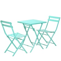 Meubles de jardin pliants portables modernes Table en fer pratique Ensemble de chaises Home Bar Beach Outdoor