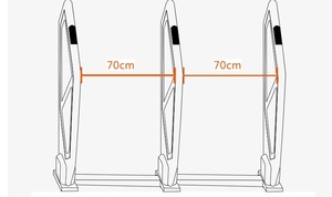 <span class=keywords><strong>Em</strong></span> an ninh hệ thống cổng thư viện Chống Trộm Cổng an ninh Hệ thống báo động <span class=keywords><strong>EAS</strong></span> 58kHz AM ăng-ten lối vào cửa báo động an ninh ep110 - Product Image 4