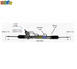 Power Steering RackสำหรับToyota Townace YR21 44250-28011