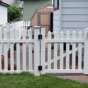 家用白色塑料围栏实用性强牛竹面板围栏
