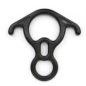 Dispositif de rappel 50KN pour escalade, type OX Horn 8, avec anneau de descente à huit branches et oreilles courbées, équipement de sécurité - Product Image 5