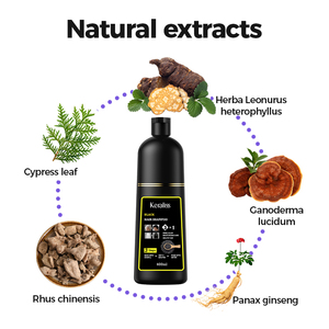 Joynna Professional Salon Pigment Hair Dye 400ml Sin amoníaco Permanente 400ml Color negro <span class=keywords><strong>Henna</strong></span> Cream para uso en champú para el cabello - Product Image 3