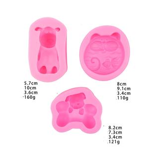 Diy Gebakken Goudvis Kattenbot Hond Aromatherapie Handzeepvorm Siliconen Fondant Hand Gips Maken Schimmel - Product Image 3