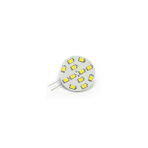 Dixplay G4 12SMD Bianca/Naturale LED Back/Sidepin lampada residenze fonte di alimentazione idonea DC/AC/solare PC ROHS certificato EMC - Product Image 1