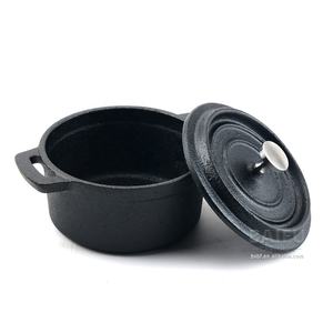 <span class=keywords><strong>Mini</strong></span> <span class=keywords><strong>cocotte</strong></span> ronde en fonte de 8 onces pré-assaisonnée Offre Spéciale avec couvercle <span class=keywords><strong>Mini</strong></span> <span class=keywords><strong>cocotte</strong></span> en fonte avec base en bois - Product Image 5