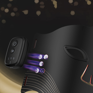 Masque de luminothérapie sans fil personnalisé à lumière rouge, masque facial en silicone infrarouge LED <span class=keywords><strong>pour</strong></span> le <span class=keywords><strong>visage</strong></span> et le cou, appareils de beauté à luminothérapie - Product Image 2