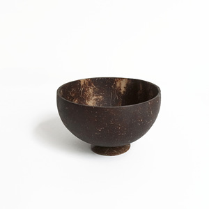 Hecho a mano único grabado Logo Venta caliente <span class=keywords><strong>O</strong></span> Ensalada Helado Ecológico Coco Shell Bowl Vela Coco Cáscara Cuchara de coco - Product Image 4