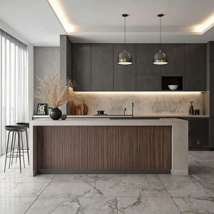 Meubles de <span class=keywords><strong>cuisine</strong></span> sur mesure de haute qualité, style îlot, <span class=keywords><strong>cuisine</strong></span> <span class=keywords><strong>italienne</strong></span> de luxe, meubles laqués, poignées et boutons - Product Image 1