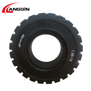 <strong>700</strong> <strong>12</strong> Solid Tire Heavy Duty Rubber <strong>Tyre</strong> for <strong>Forklift</strong> Industrial Material Handling - Product Image 5
