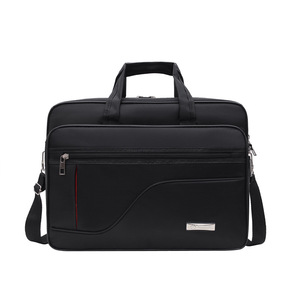 Luxury Oxford Zipper Waterproof Durable Briefcase Crossbody Work Nylon 17 Shoulder <b>Computer</b> Organizer Laptop <b>Bag</b> - Product Image 4
