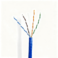 DENIXI Factory Produce CAT6 CAT6A UTP Cables de red PVC / LSZH 305M 500M Cable OEM Cables DE COMUNICACIÓN DE SERVICIO PERSONALIZADO