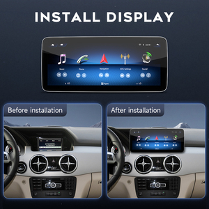 10,25 "<span class=keywords><strong>Android</strong></span> 14 8 + 128G <span class=keywords><strong>Radio</strong></span> de coche Audio DVD Video Multimedia reproductor estéreo GPS NTG 4,0 para Mercedes Benz GLK 300 2007-2012 - Product Image 2