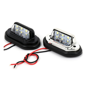 ไฟส่องป้ายทะเบียนรถยนต์ LED 12V แบบกันน้ำ พร้อมไฟฉายส่องพื้น สำหรับตกแต่งภายนอกรถยนต์ - Product Image 3