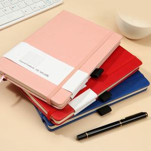 Cuaderno de Cuero PU con Logotipo Grabado, Páginas Punteadas, Cierre Elástico, Tamaños A4, A5 y A6, Regalo Promocional para Empresas - Product Image 3